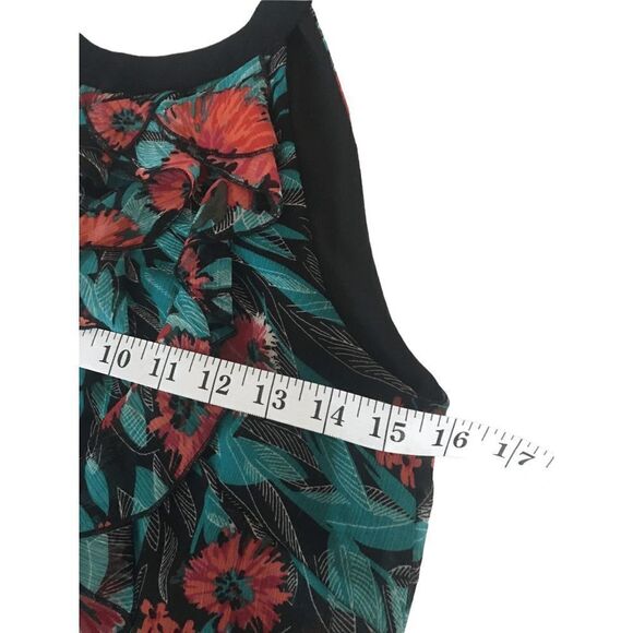 Eci New York Women's Top Size 2 Multicolor Ruffle Front Halter Multicolor - Picture 12 of 12